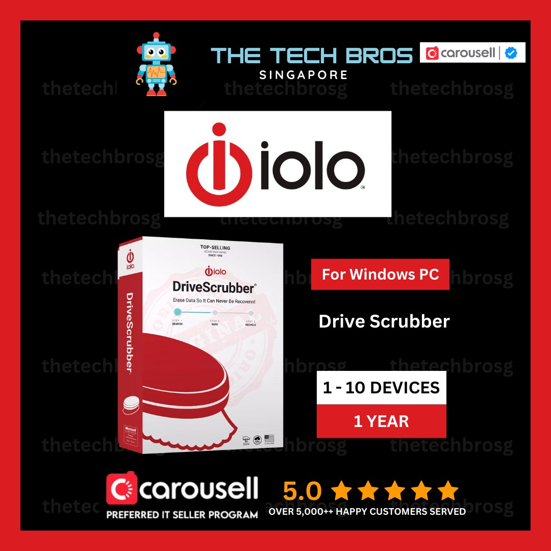 ⭐ Original Iolo Drive Scrubber Keys for PC | 1-10 Devices 1 Year ⭐ ...