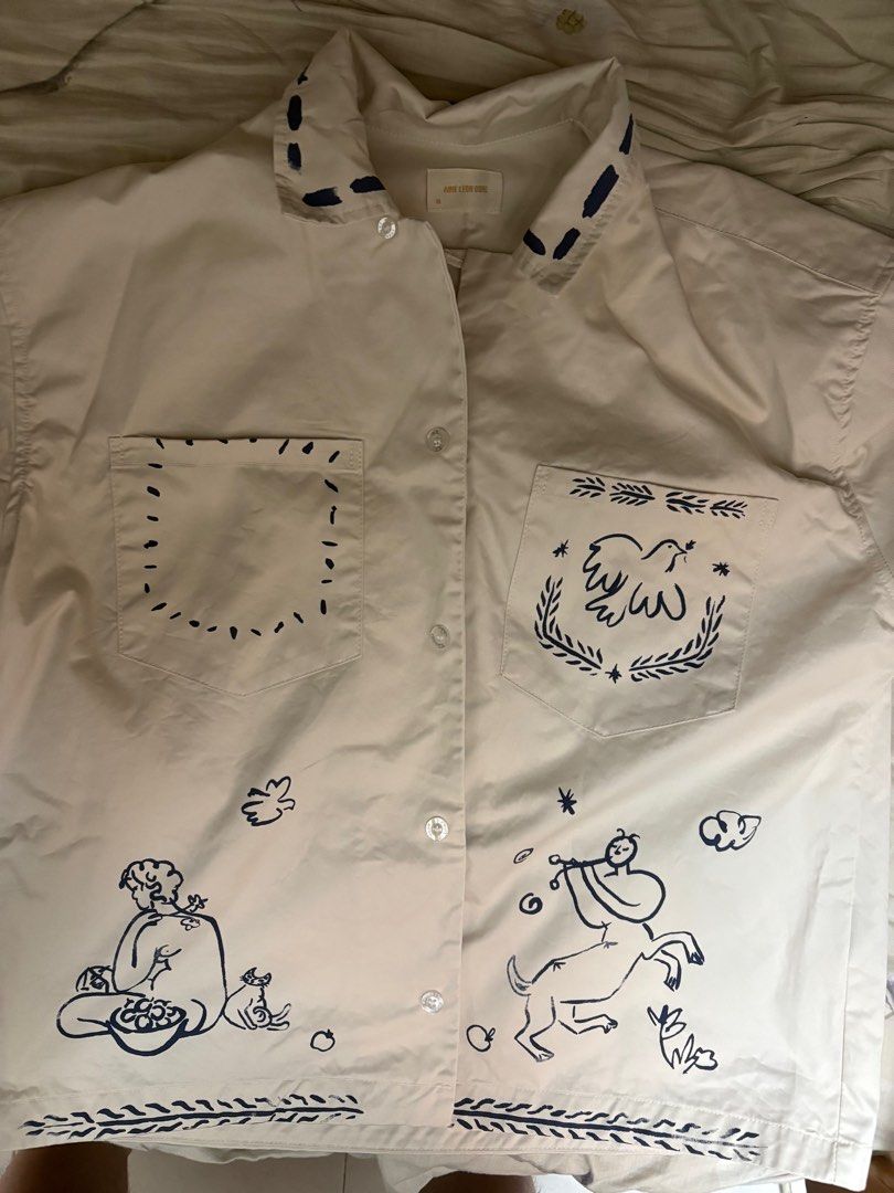 Aime Leon Dore Lesvos Cropped Camp Shirt 短版襯衫, 男裝, 上身及