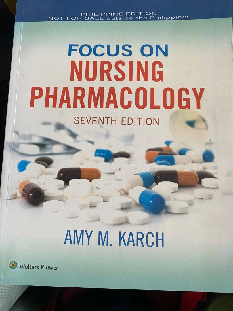 Amy M. Karch Nursing Pharmacology (Category: Textbooks) located in Manila. Submitted by preloved_patch (Listing ID 1370381824, Image 1). Description: MAY BASBAS NG PNLE PASSER🤘🏼 RFS: - Finished college.