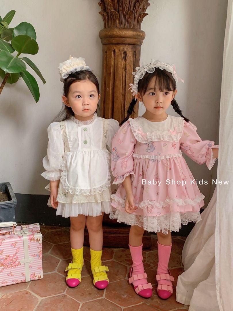 由 12283 (刊登 ID 1369275902，圖片 1) 提交，位於 台北市 (Taipei) 的 B01 女兒兒童 日系春秋長袖 蘿莉塔 粉色兔子洋裝 (類別：嬰兒及兒童流行時尚)，說明：標90 。
