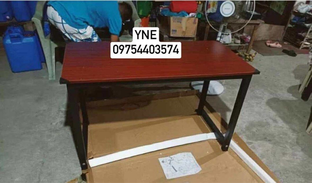 computer desk table (Category: Tables & Sets) located in Manila. Submitted by dolorchris69891 (Listing ID 1370351697, Image 2). Description: 🖥Computer desk table ⚡️80x60x75 maroon 🅿️1850 ⚡️120x60x75 maroon/yellow 🅿️2200 ⚡️140x60x75 maroon/yellow 🅿️2500 ⚡️60x40x75 yellow 🅿️ 1250 ⚡️80x40x75 yellow 🅿️1450 ⚡️100x50x75 yellow 🅿️1600 NOTE : YELLOW TABLE 73CM ANG HEIGHT... TY 🙂.