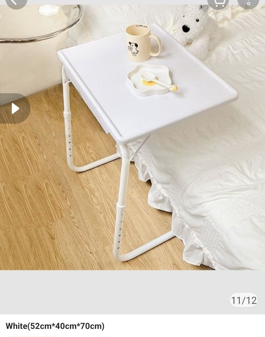 Foldable table (Category: Tables & Sets) located in Singapore. Submitted by craftkits (Listing ID 1370359810, Image 1). Description: foldable table, 4 pieces total. price is for a set. bought from shope for 17.