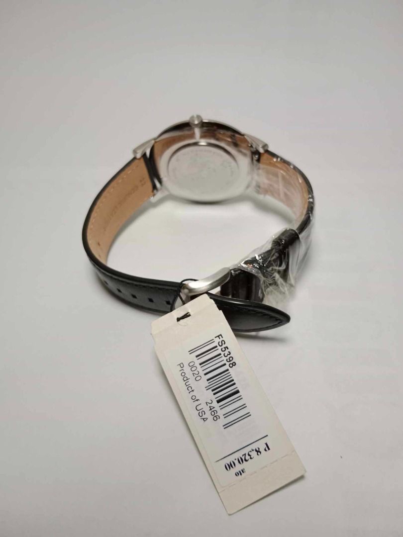 Fossil Men's 'The Minimalist' Quartz Stainless Steel and Leather Casual ...