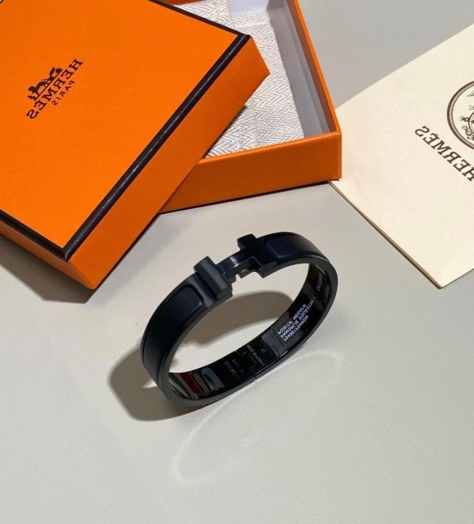 Hermes Men's Black Bracelet (Category: Jewelry) located in Singapore. Submitted by robertclut78339 (Listing ID 1370379761, Image 2). Description: .