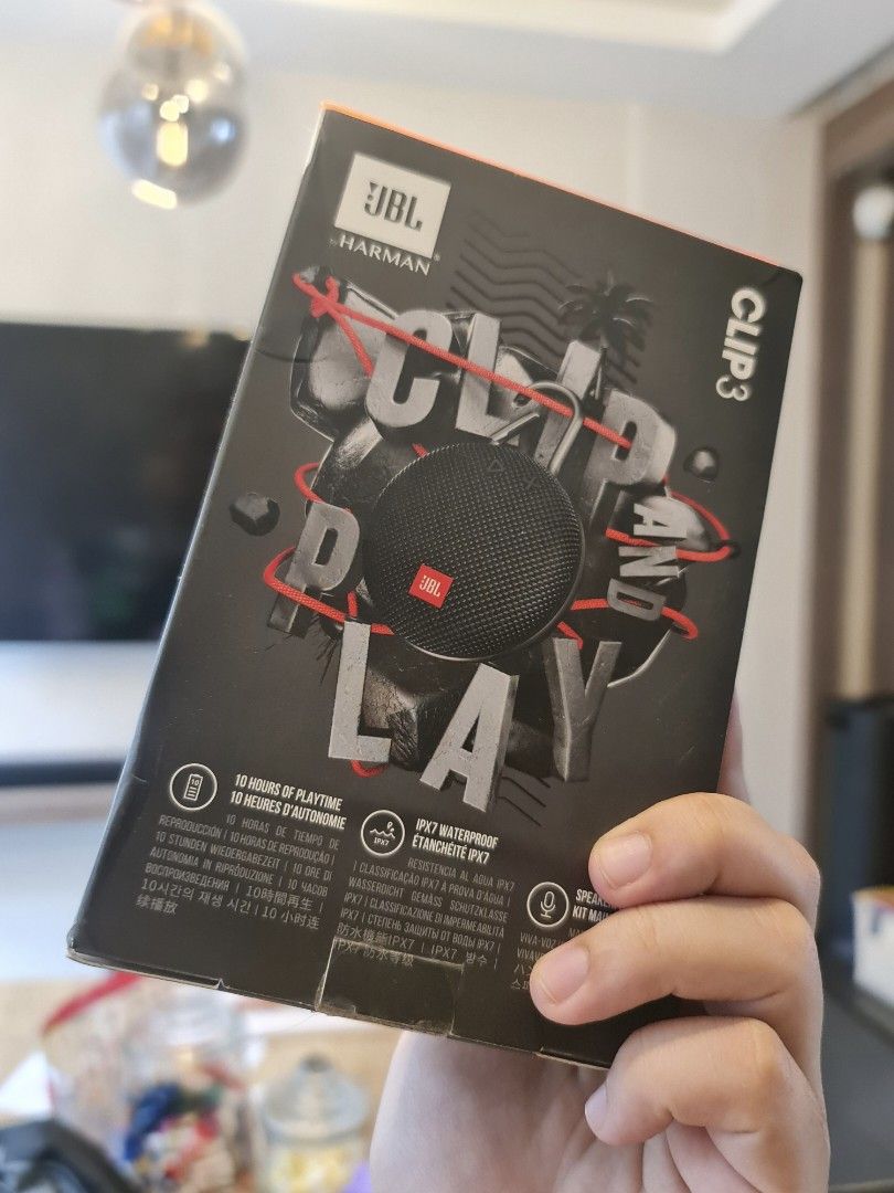 JBL CLIP 3 (Category: Soundbars, Speakers & Amplifiers) located in Manila. Submitted by miskym (Listing ID 1370271602, Image 3). Description: 100% Authentic barely used.