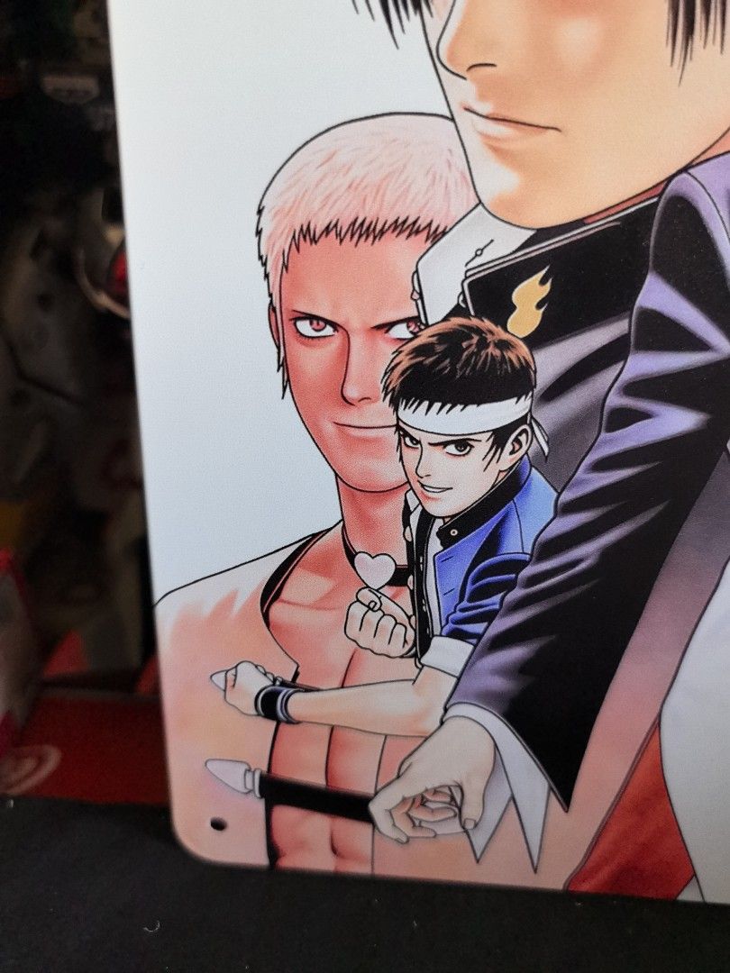 KOF97 拳皇97 街机游戏自製鐵皮畫海报封面DIY 提示牌廣告牌廣告牌美式