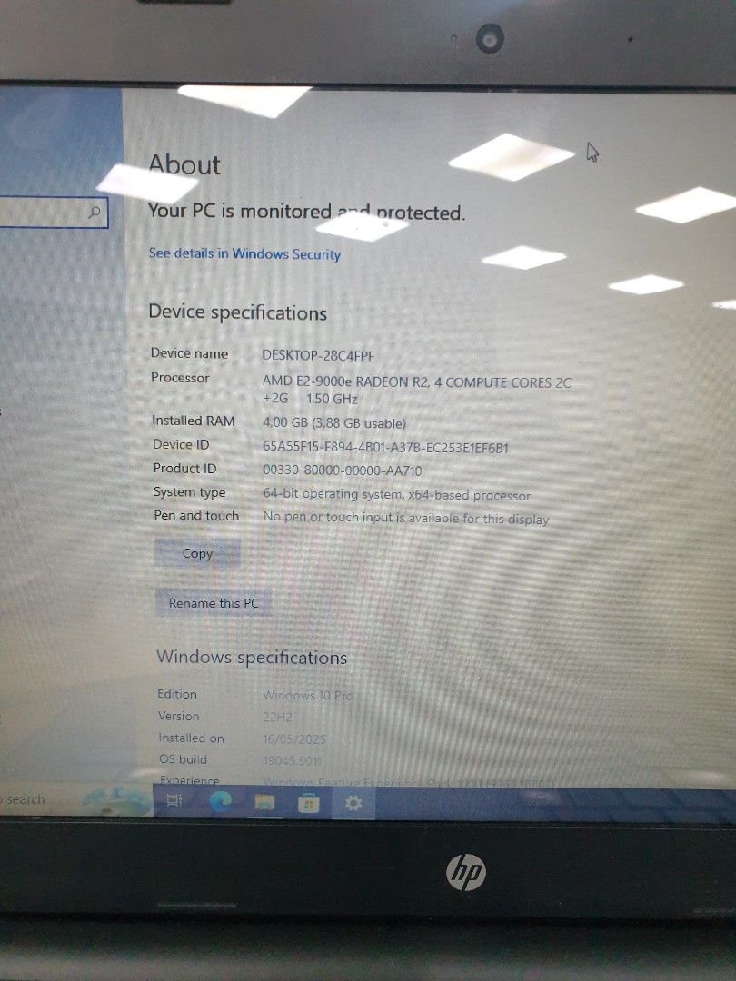 Laptop HP RTL8723DE mulus