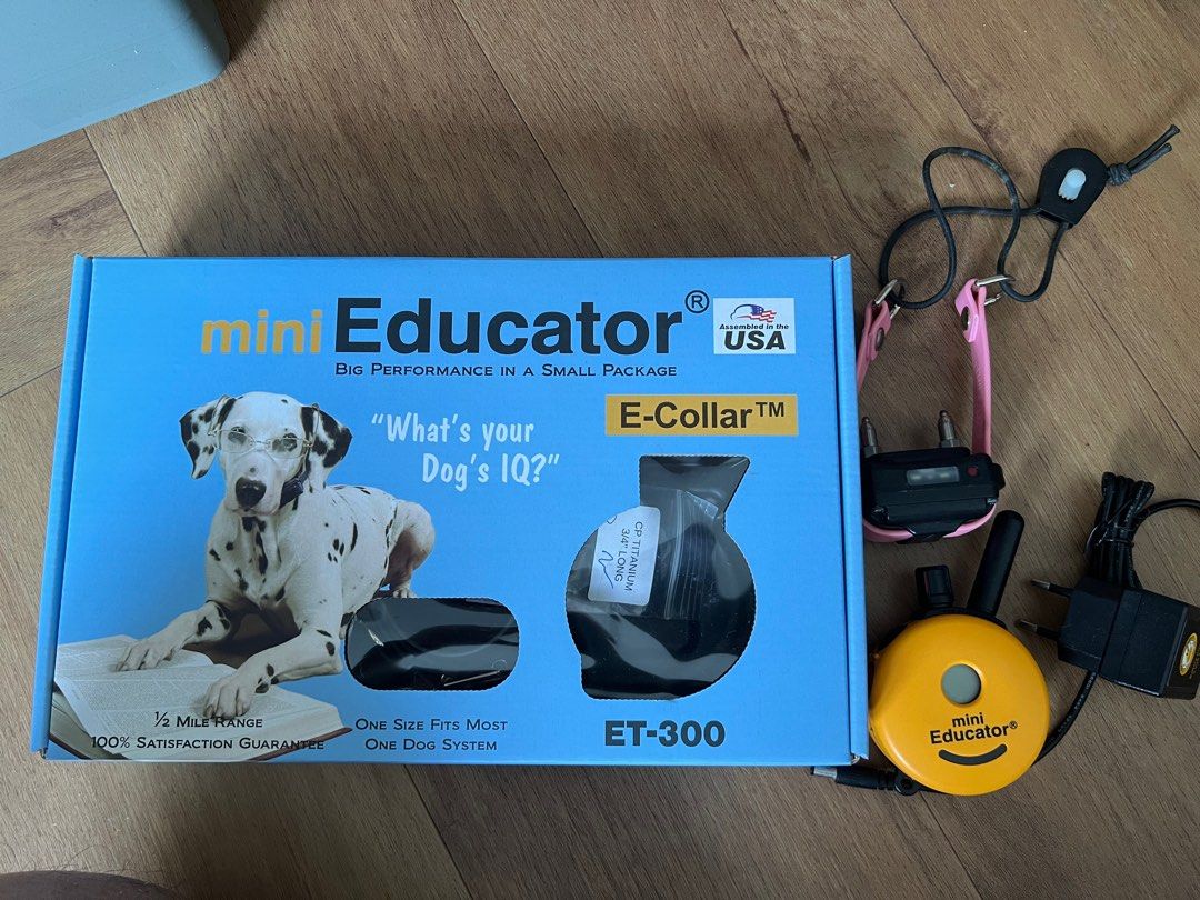 Mini Educator ET-300 (Category: Homes & Other Pet Accessories) located in Singapore. Submitted by tycoontko (Listing ID 1370303851, Image 1). Description: hardly used. for medium to large dogs.