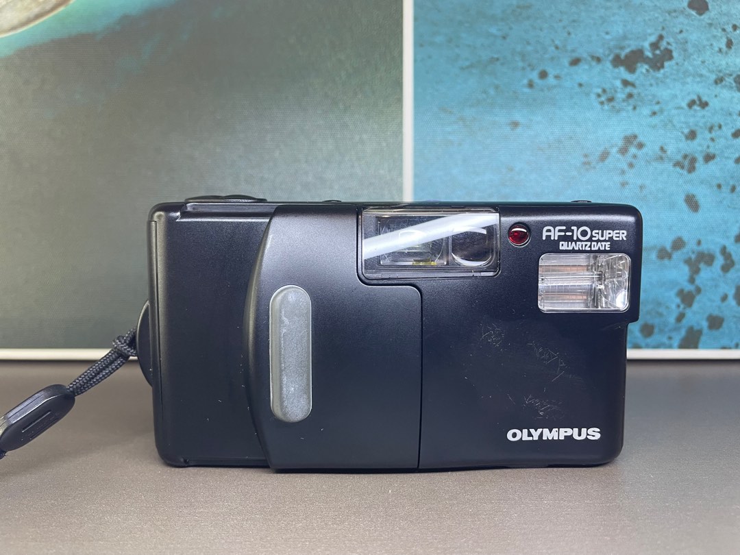 Appareil Photo Jetable Olympus AF-10 Super - 35mm - Argentique - Testé Et Fonctionne