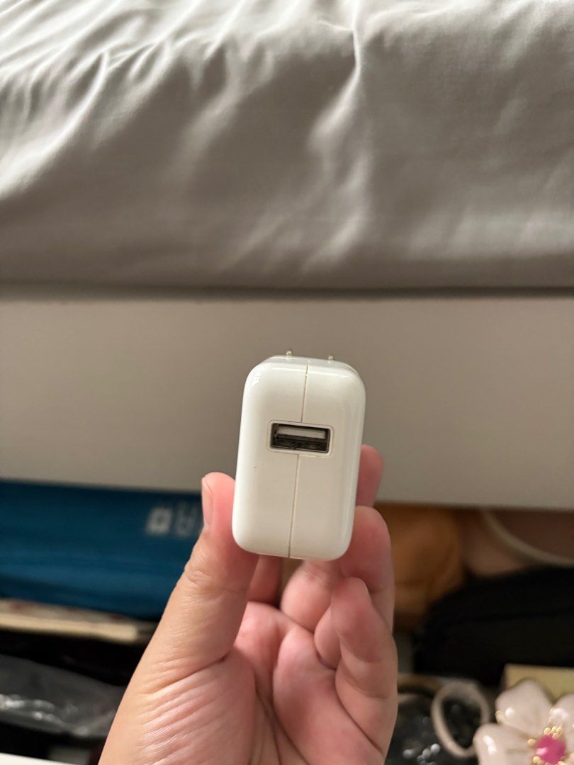 Original Apple Adaptor (Category: Chargers & Cables) located in Manila. Submitted by user199xx (Listing ID 1367501682, Image 2). Description: Read the captions first. Obvious questions won’t be entertained. I don’t respond to low offers & first to pay basis. I only do reservations for paid items. Almost new. Sold items deleted. Stop asking if available. Delivery via lalamove/grab if same day or J&T, whichever you prefer. Gcash or BPI for mode of 