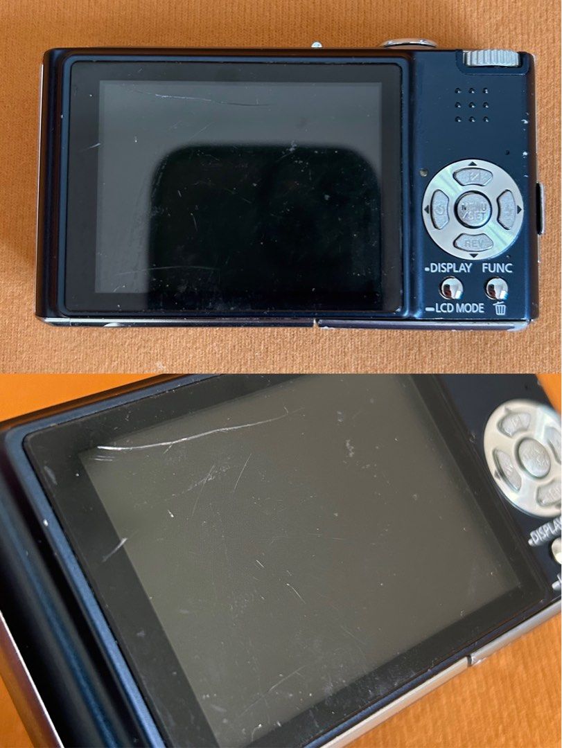Panasonic Lumix DMC-FX33 digicam (Category: Cameras) located in Las Pinas. Submitted by pl4y_it_4g4in (Listing ID 1370334842, Image 2). Description: Used Issue •lens cover hindi na nag close pls check photos for cosmetic condition With battery and sd card only Flash working All shoot mode working Zoom working Video mode working All buttons working Mic working Speaker working .