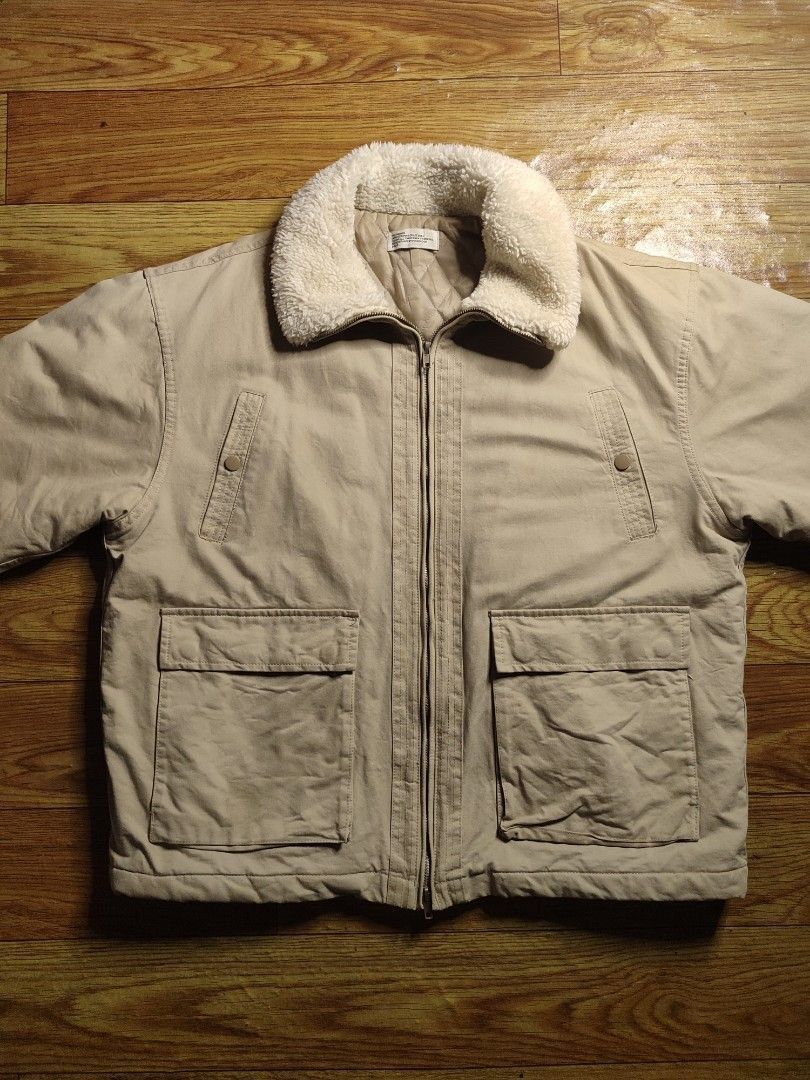 Partimento boa work jacket 3m thinsulate fur canvas winter beige ...