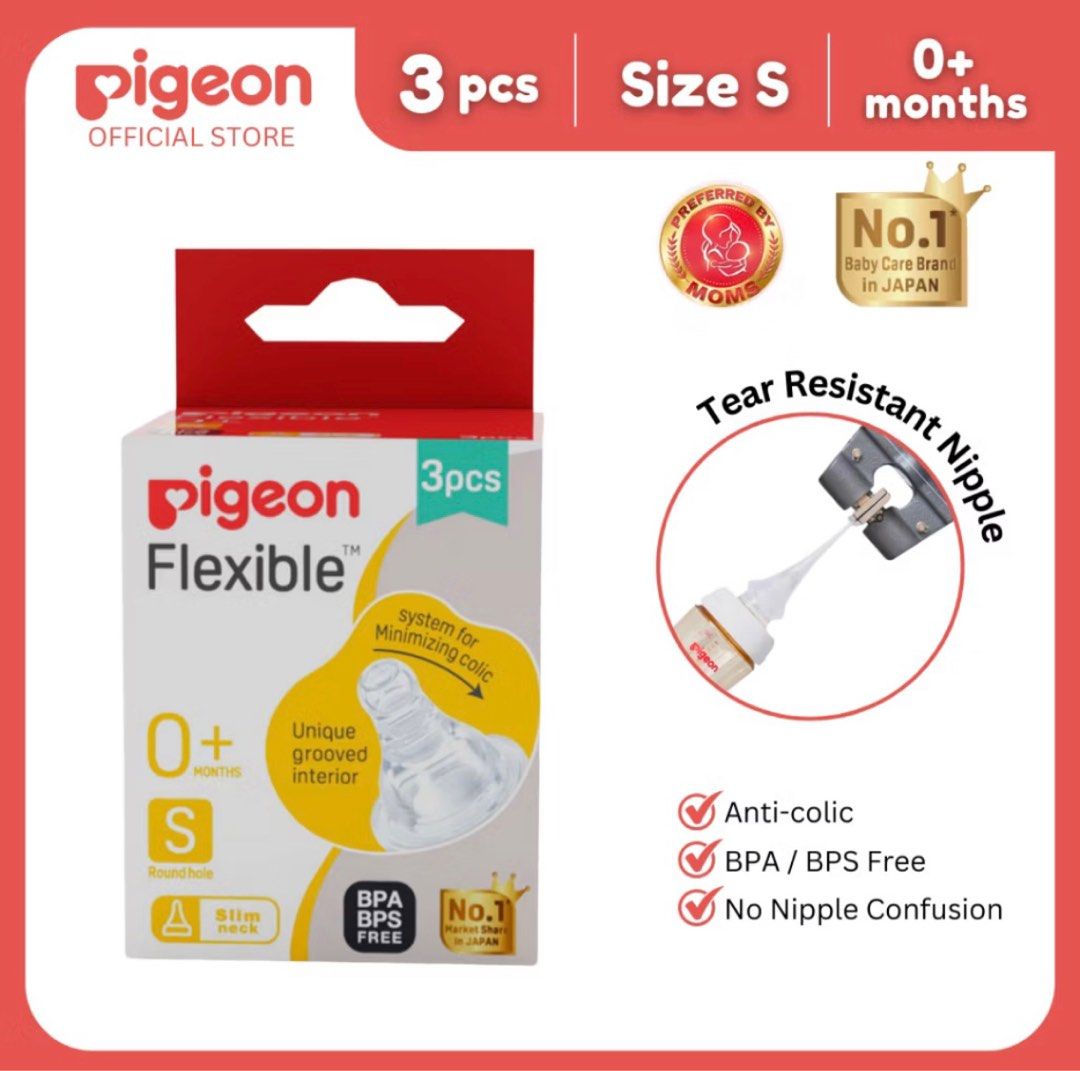 Pigeon Standard Nipple (Category: Breastfeeding & Bottle Feeding) located in Makati City. Submitted by aac.e (Listing ID 1370383273, Image 1). Description: Not opened. RFS: Did not fit bottle. Wrong purchase..