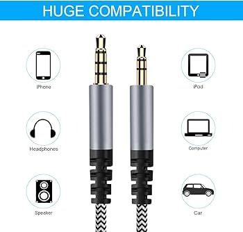 Replacement Audio Cable for Bose Headphones Cord Wire 3.5mm to 2.5mm Compatible with Bose 700 Quietcomfort QC25 QC35 QC35II QC45 OE2 OE2i SoundTrue JBL Tune 710BT with in-line Mic & Volume Control (Category: Other Audio Equipment) located in Singapore. Submitted by hiddengemm (Listing ID 1370309316, Image 1). Description: Great Remote Control - 3 Buttons support volume control, skip tracks and answer call, etc. Free your hands anytime, anywhere! 