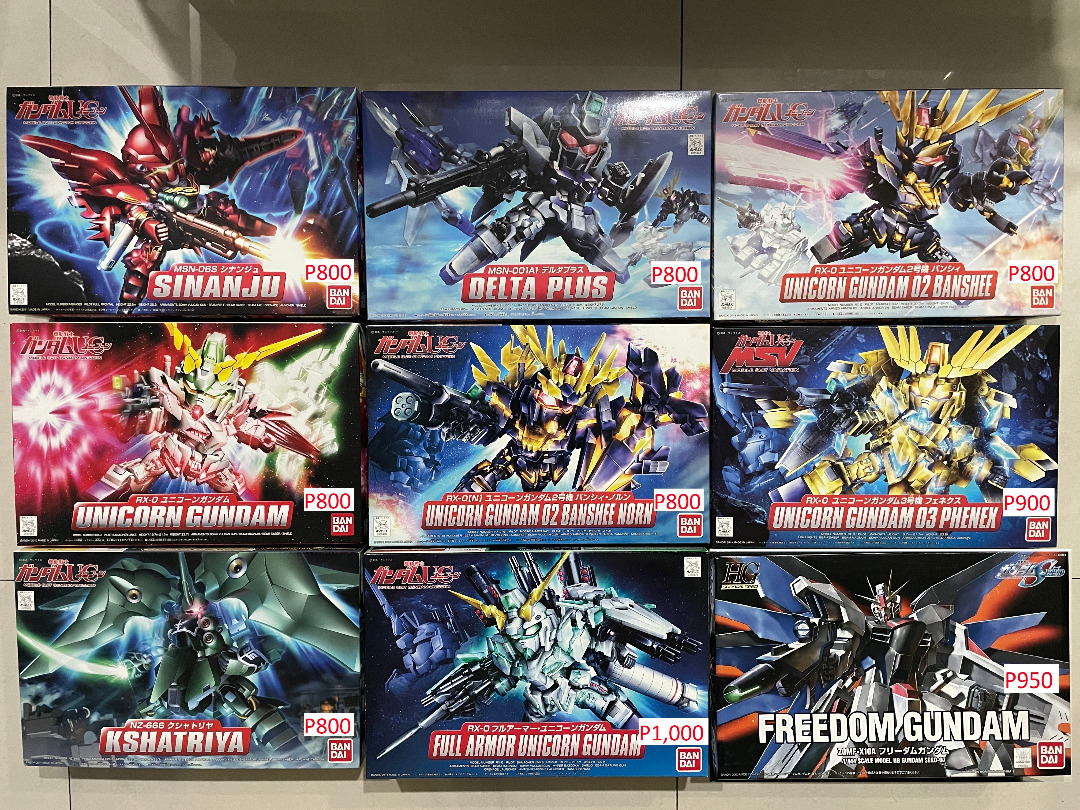SD & HG Gundam Model Kit-04a, Hobbies & Toys, Toys & Games on Carousell