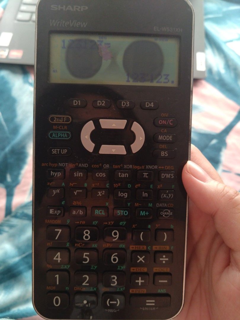 Sharp Write View Display Sharp WriteView EL-W5331XH Scientific Calculator Battery Operated ...