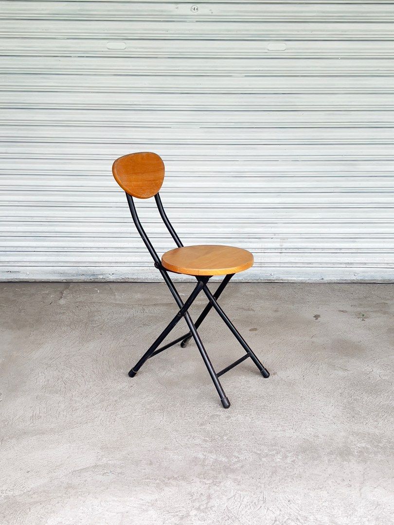 Wooden Folding Stool (Category: Chairs) located in Bulacan. Submitted by rock_off.thriftshop.ph (Listing ID 1370291729, Image 2). Description: .