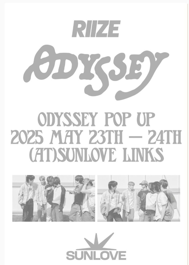 WTS Riize x Sunlove Odyssey Popup store merchandise, Toys