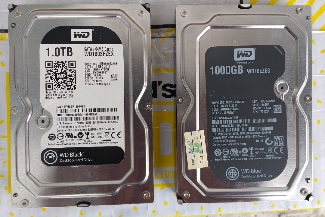 1 TERA HDD (Category: Computer Parts) located in Caloocan City. Submitted by eselo.co (Listing ID 1370579776, Image 2). Description: 1 TERABYTES HDD 2pc's available 100% Health 100% Performance 850 each LALAMOVE GCASH .