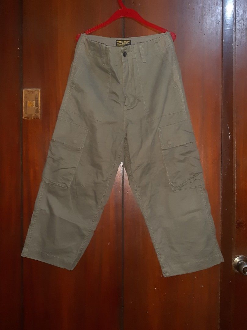 3-Days Union By Workware (Category: Trousers) located in Davao. Submitted by wonderwallnnipz_91 (Listing ID 1370575639, Image 2). Description: Garment-Flying, Man's 3-DAYS UNION BY WORKWARE HERITAGE CLOTHING MFG. CO.INC 6 pocket Good condition size 30 on tag Color: Army Green/Fatigue Actual Measurement: Waist: 30 inches Rise: 14 inches Thigh: 12.5 inches Inseam: 22 inches Outseam: 34.5 inches Hem: 9.5 inches P2500 plus SF Contact no. 09312178260 