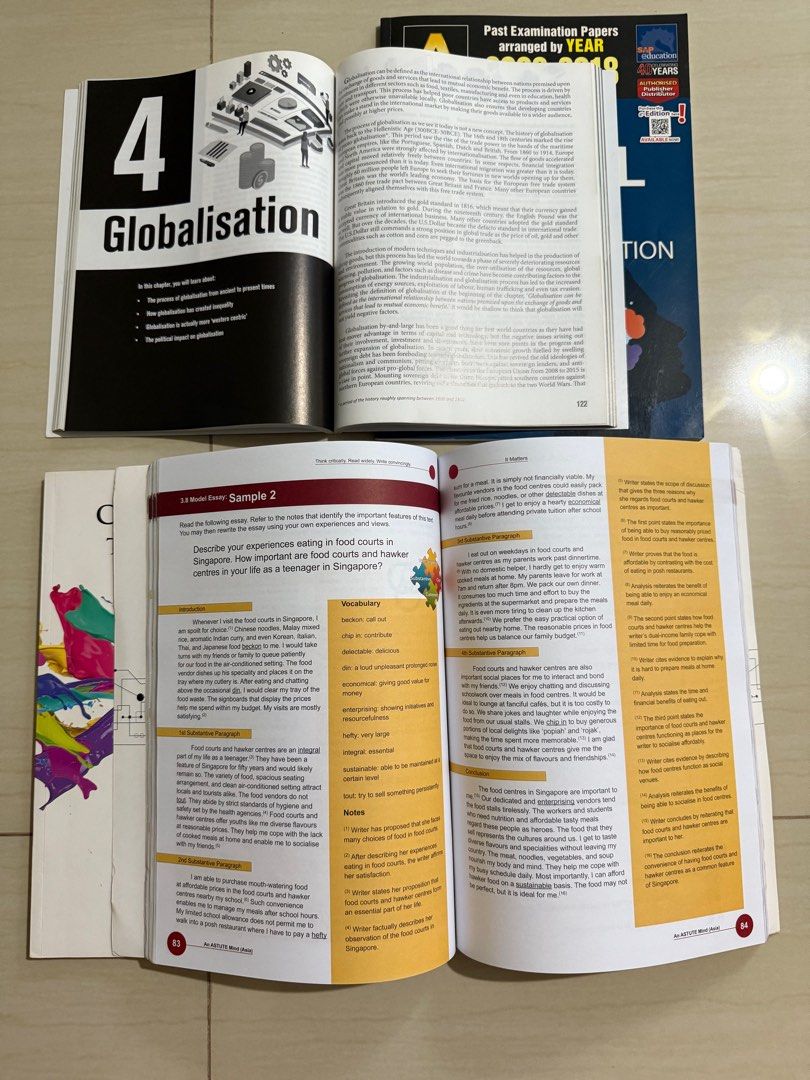 A level GP issues, notes bundle (Category: Textbooks) located in Singapore. Submitted by hellodots (Listing ID 1370490129, Image 2). Description: Complete General Paper notes bundle: reading + writing + GP issues book + past year paper Model answer included All together for $15 Best bundled price you will find.