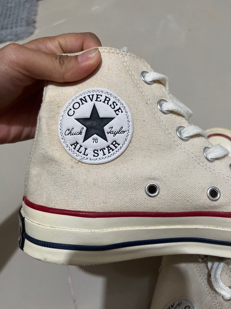 [AUTHENTIC] Converse Chuck Taylor 70 (Category: Sneakers) located in Quezon City. Submitted by declooter (Listing ID 1335543172, Image 2). Description: mop: gcash delivery: lalamove, j&t *sf shouldered by buyer 📍near sm north edsa, qc.