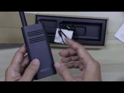BeeBest (Category: Walkie-Talkie) located in Singapore. Submitted by ginahassan (Listing ID 1370578443, Image 3). Description: BeeBest Xiaoyu Two-Way Radio, also known as the BeeBest A208 Handheld Walkie Talkie. Key features include: Range: 1-5 km Frequency: 400MHz-470MHz Battery: 2000mAh (standard) or 3350mAh (high version) Battery Life: Up to 10 hours of use, 5 days standby Power: 5W Charging: Micro-USB Operating Temperature: -20°C to 50°C Feat