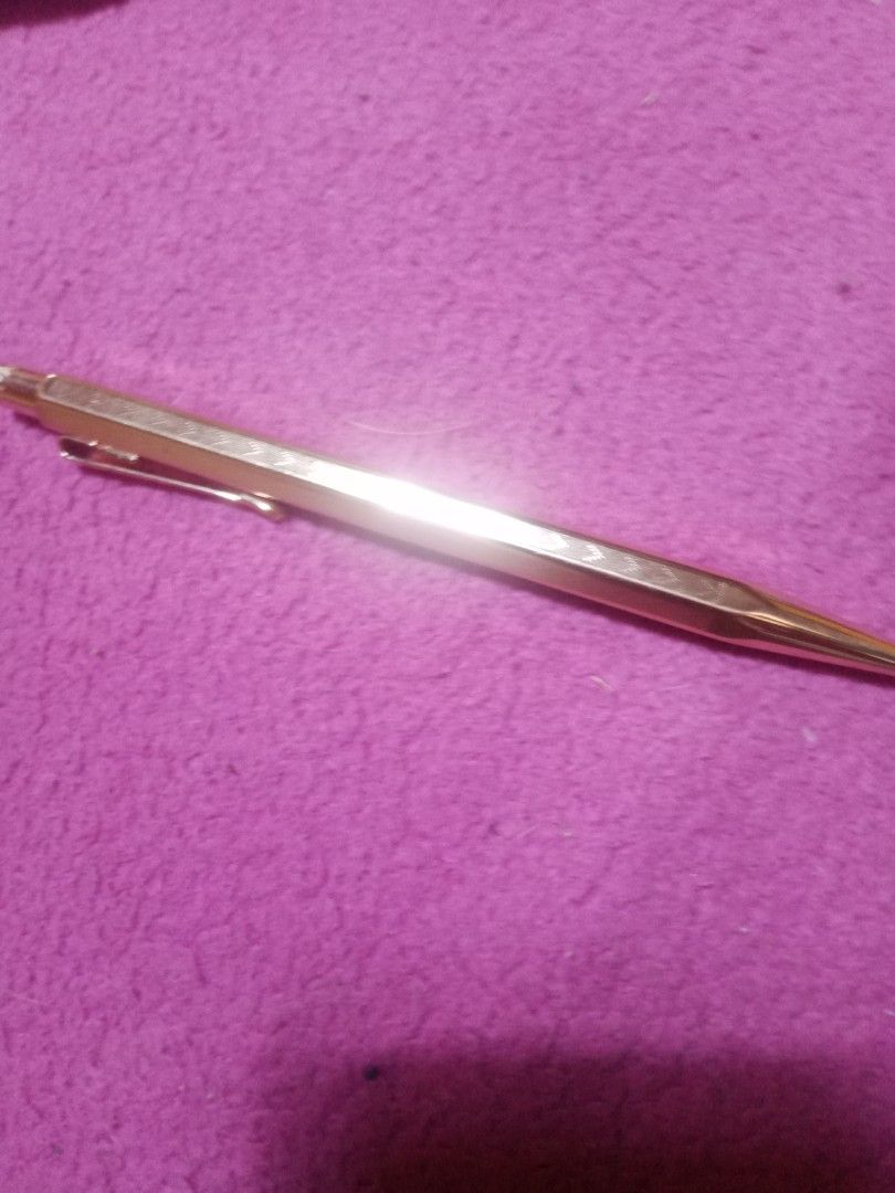 Carand'ache ecridor rose gold (Category: Luxury Accessories) located in Makati City. Submitted by cd910625 (Listing ID 1370499229, Image 1). Description: carand'ache rose gold ecridor ball pen ( medium black ink) no box . mint condition..