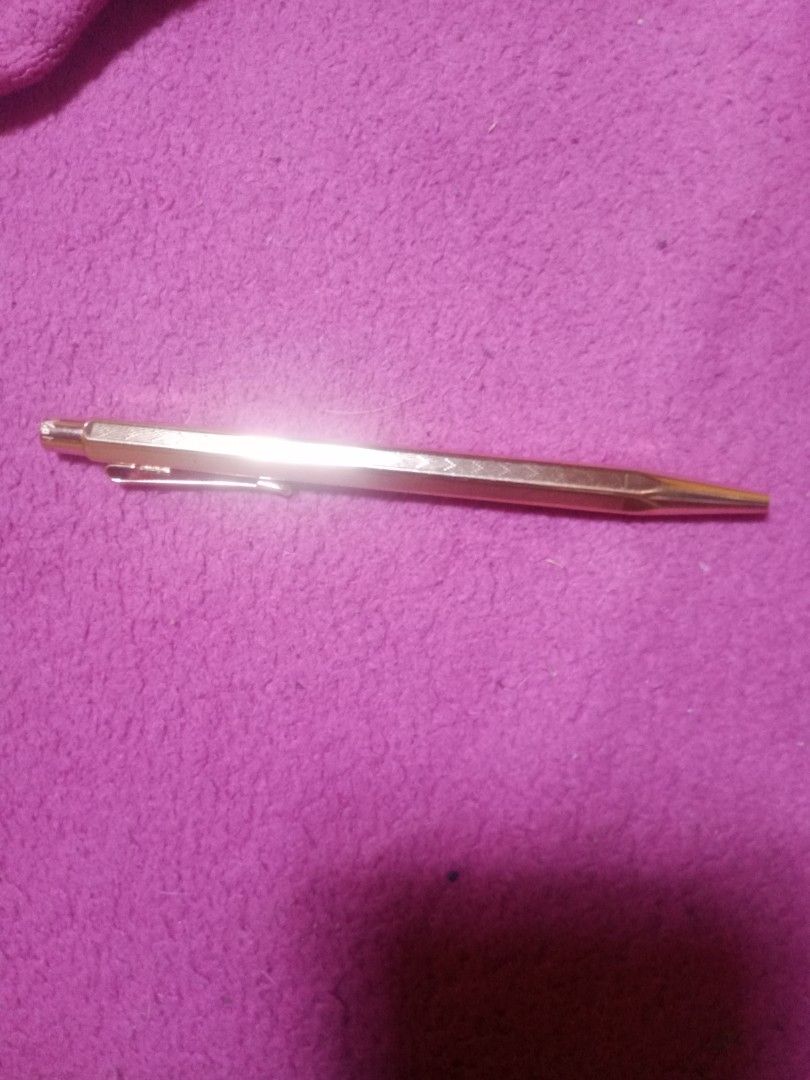 Carand'ache ecridor rose gold (Category: Luxury Accessories) located in Makati City. Submitted by cd910625 (Listing ID 1370499229, Image 2). Description: carand'ache rose gold ecridor ball pen ( medium black ink) no box . mint condition..