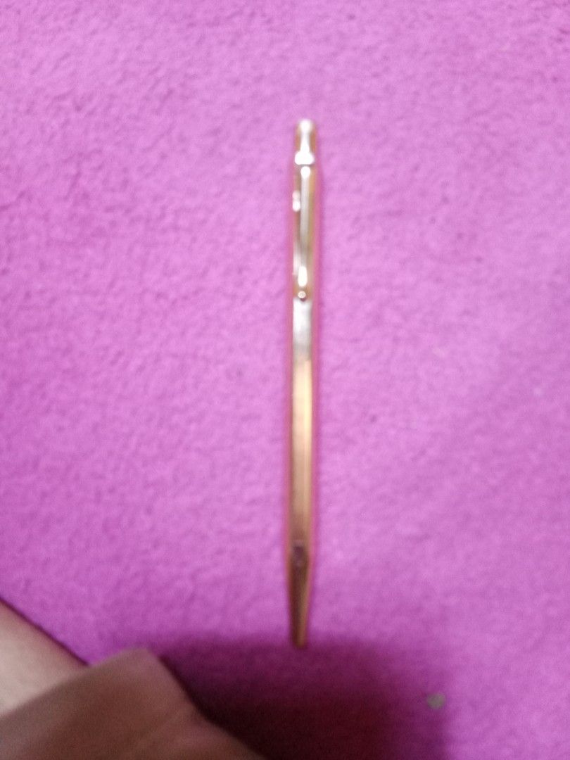 Carand'ache ecridor rose gold (Category: Luxury Accessories) located in Makati City. Submitted by cd910625 (Listing ID 1370499229, Image 3). Description: carand'ache rose gold ecridor ball pen ( medium black ink) no box . mint condition..