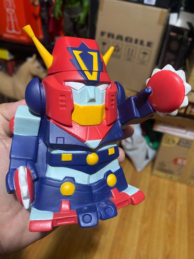 Combattler V Coinbank (Category: Vintage Collectibles) located in Taytay. Submitted by michidc (Listing ID 1370552509, Image 2). Description: 1999 Nalang po VINTAGE (year 1991) COMBATTLER V Coinbank Makapal na Hard Vinyl Materials 5 1/2 inches tall AS IS WHERE IS CONDITION WHAT YOU SEE IS WHAT YOU GET Valley 06, Parañaque Pick up Lalamove Shipping via Flash Shipping vial LBC.