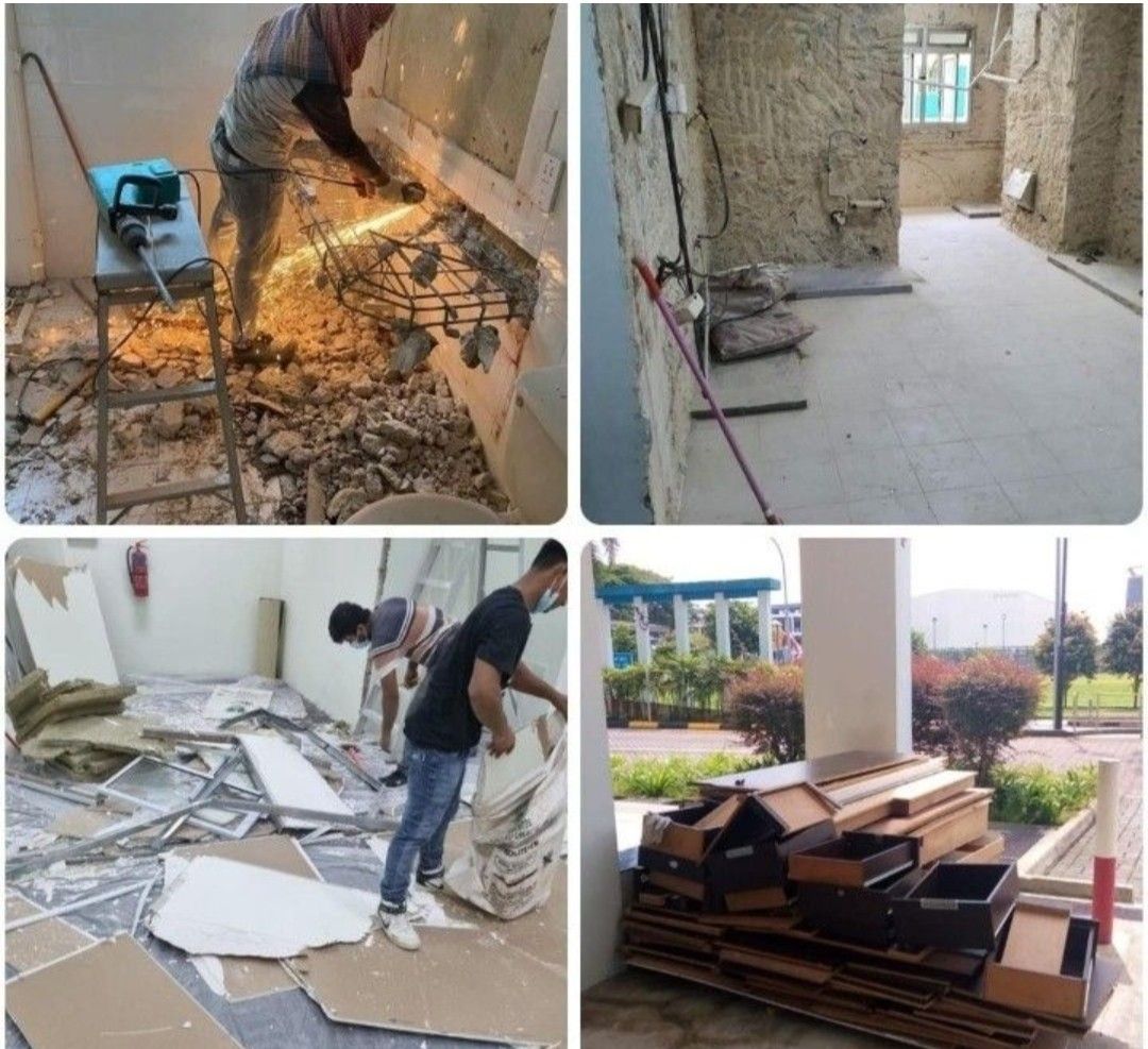 DIRECT CONTRACTOR Hacking/Tiling/Dismantle/Disposal/Reinstatement/Dry wall Partition | HDB/LANDED/SHOP/OFFICE etc. Renovation Services62863114690049114
