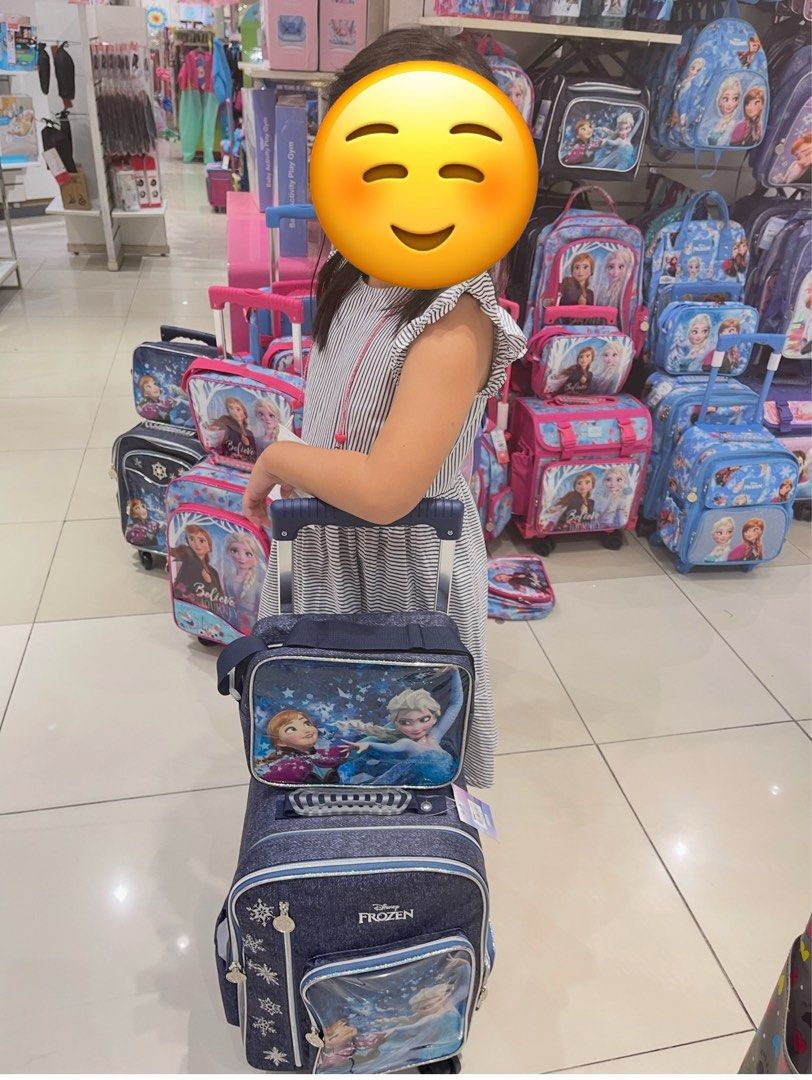 Frozen Trolley School Bag (Category: Babies & Kids Fashion) located in Quezon City. Submitted by csb110109 (Listing ID 1370553403, Image 1). Description: Will send actual pictures upon request..