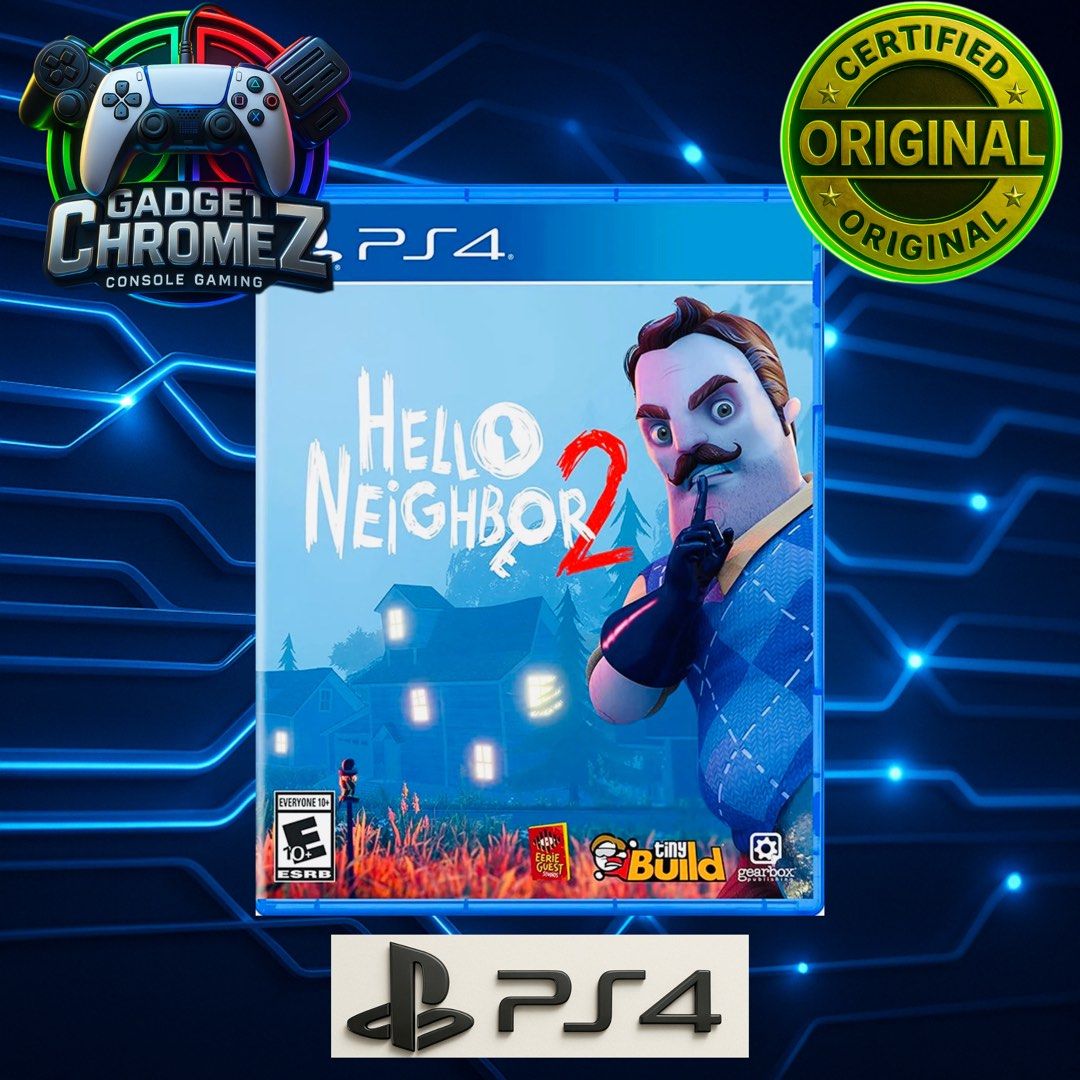 Hello Neighbor 2 | PS4 Game | BRANDNEW (Category: PlayStation) located in San Jose del Monte. Submitted by gadget_chromez (Listing ID 1201438094, Image 1). Description: HELLO NEIGHBOR 2 BRANDNEW / SEALED Physical Game (Disc/Cart) Safely packed with 2 layers of thick bubble wrap for maximum protection upon shipping out..