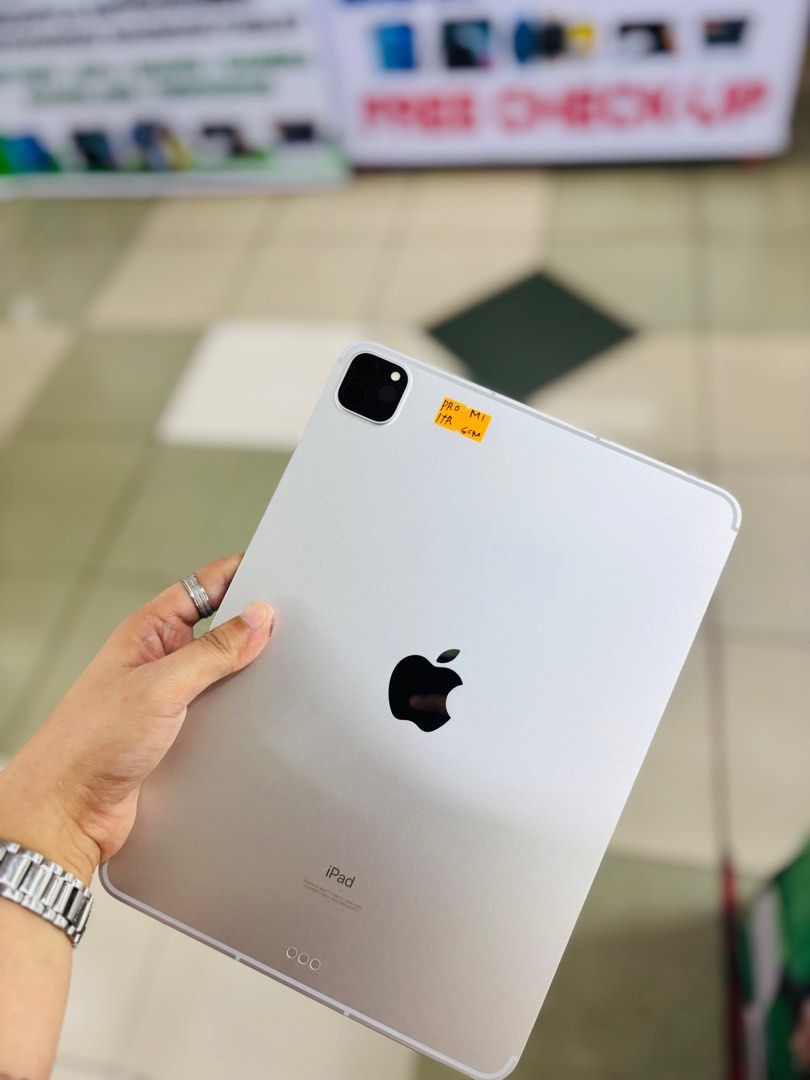 Ipad Pro M1 1TB with sim no issues 11' Openline (Category: iPad) located in San Juan City. Submitted by najihahtelecomshop2018 (Listing ID 1370433776, Image 2). Description: Legit Store | Original unit FOR SALE | TRADE / SWAP ▫️INSTALLMENT thru: 🔸Credit Card (straight / installment) 🔸Ggives / Gcredit + 6% interest 🔸Spay Later + 6% interest (RFS: Buy and Sell any kinds of Gadgets) Description: Ipad Pro M1 1TB 11' inch Openline ( Any sim will do