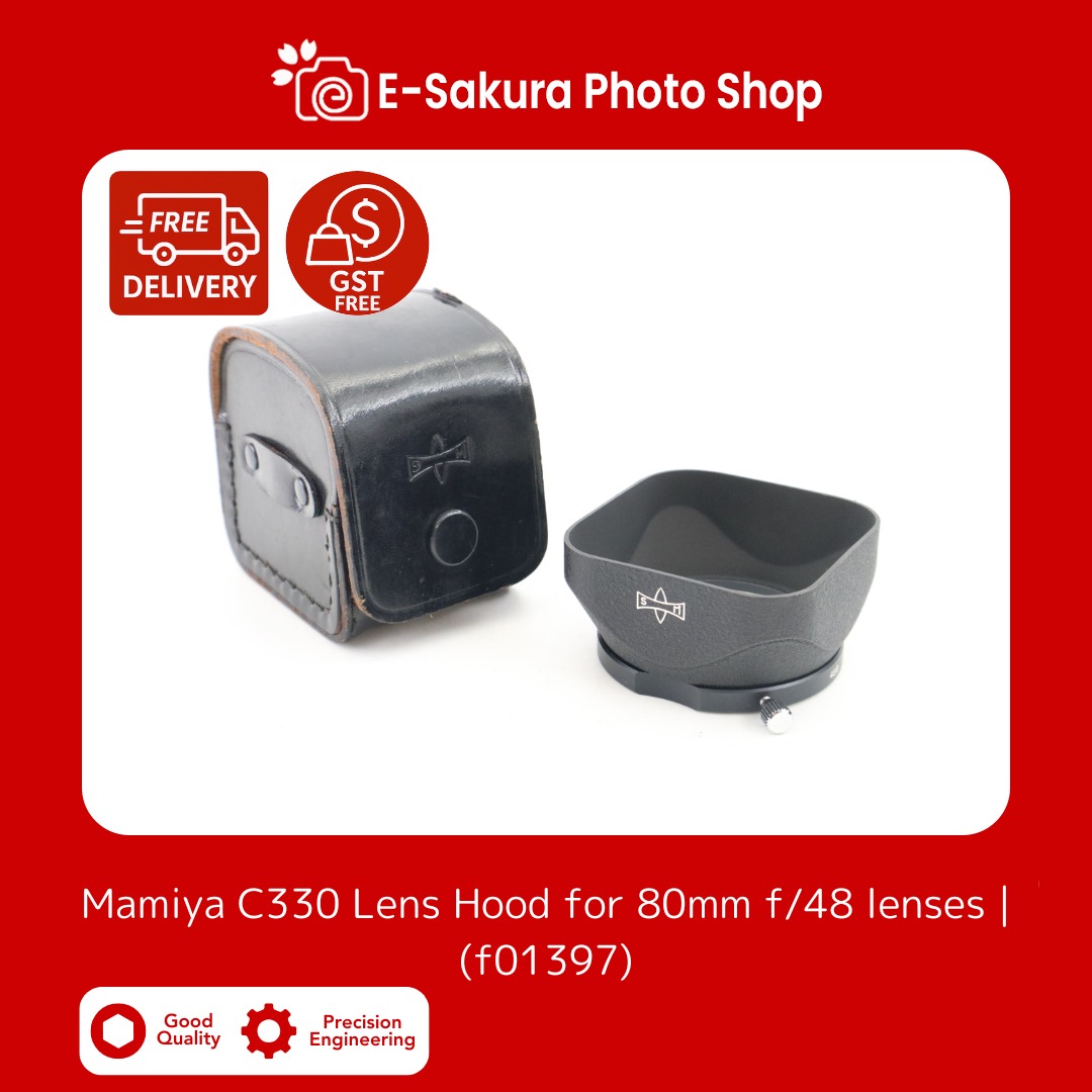 Mamiya C330 Lens Hood for 80mm f/48 lenses (f01397), Photography