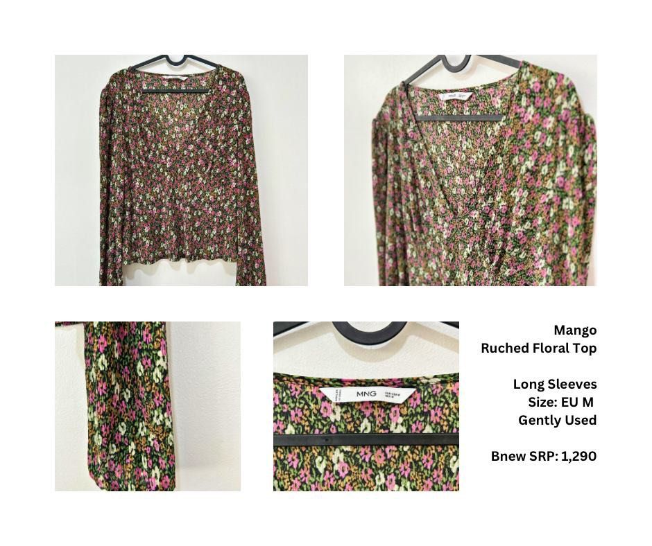 Mango Floral Top (Category: Blouses) located in Manila. Submitted by micag (Listing ID 1370557053, Image 1). Description: Used once .