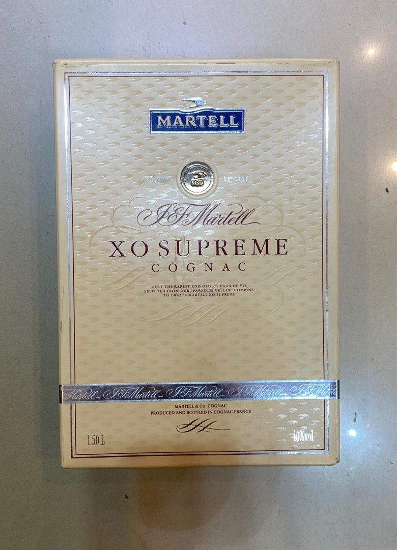 Martell XO Supreme cognac 1.5Ltr empty box 馬爹利XO干邑1.5升吉盒 