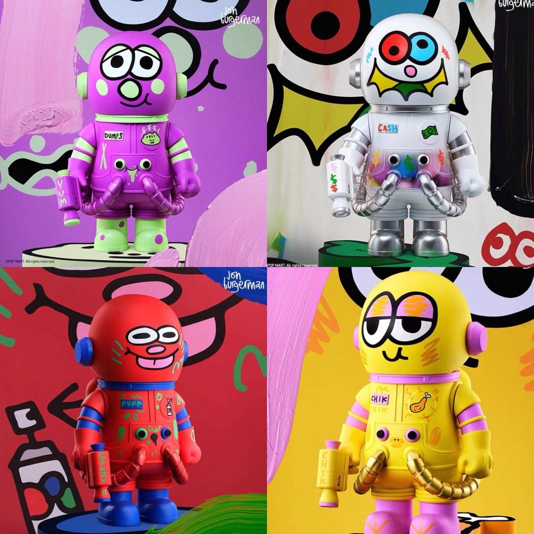 MEGA SPACE MOLLY 400% JON BURGERMAN SPACE CADETS SERIES / FULL SET