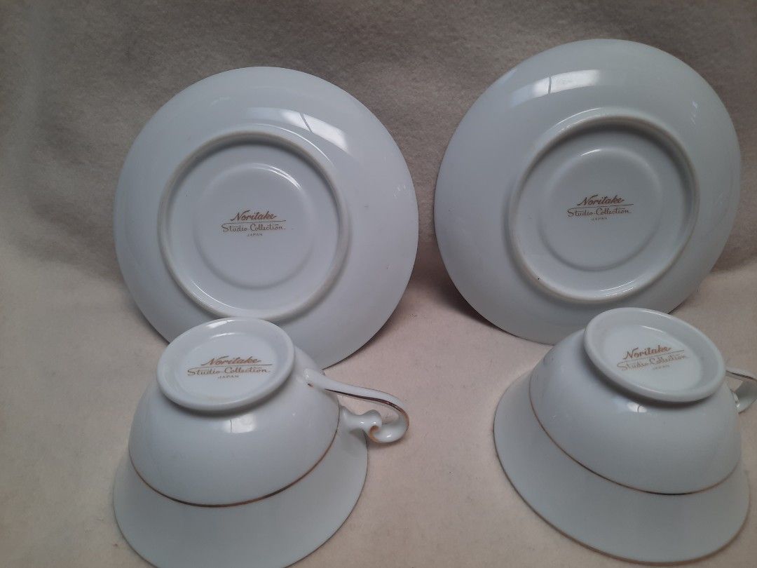 Noritake Studio cup and saucer Collection Japan (Category: Coffee & Tea Tableware) located in Manila. Submitted by luckycharm_215 (Listing ID 1370472336, Image 2). Description: per pair VGC.