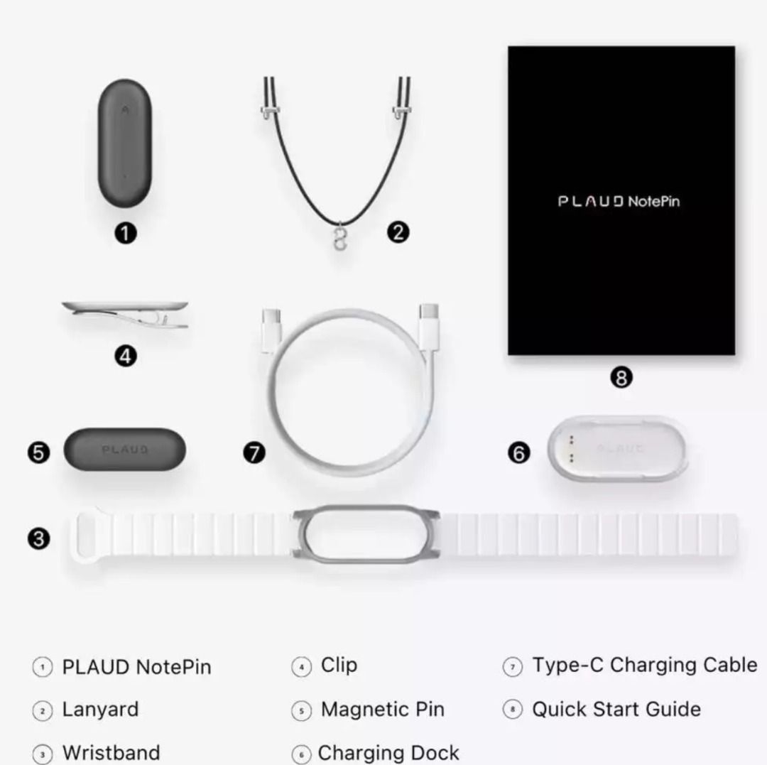 PLAUD Note Pin バンドルセット シルバー PLAUD NotePin レビュー