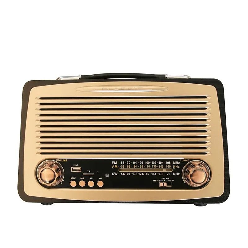 Raiseng R-3299BT FM/AM/SW 3 Band Radio USB/TF card Bluetooth Player (Category: Other Audio Equipment) located in Singapore. Submitted by sgplus (Listing ID 1370497395, Image 1). Description: High Sensitivity USB / TF Wireless Connection Rechargeable Battery FM / AM / SW 3 Band Radio USB / TF Player Double Speaker AC/DC Power 3.7V 1200mAh Vintage Design Type C Charging.