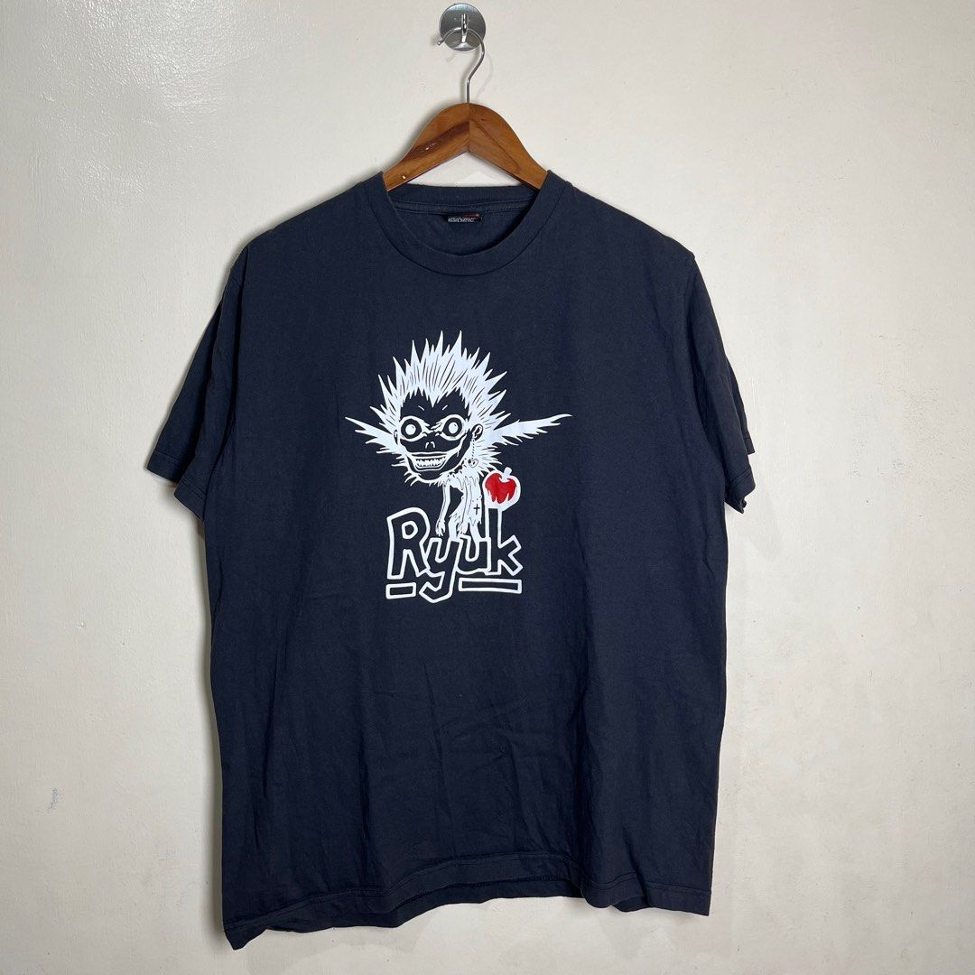 Rare Thai Bootleg Ryuk Deathnote Anime Tee (Category: Tshirts & Polo Shirts ) located in Calamba. Submitted by lgnhustler_18 (Listing ID 1370569460, Image 1). Description: Rare Thai Bootleg Ryuk Deathnote Anime Tee Size XL fits Large Length: 28.5 inches Width: 21.6 inches Very Good Condition No Issue.
