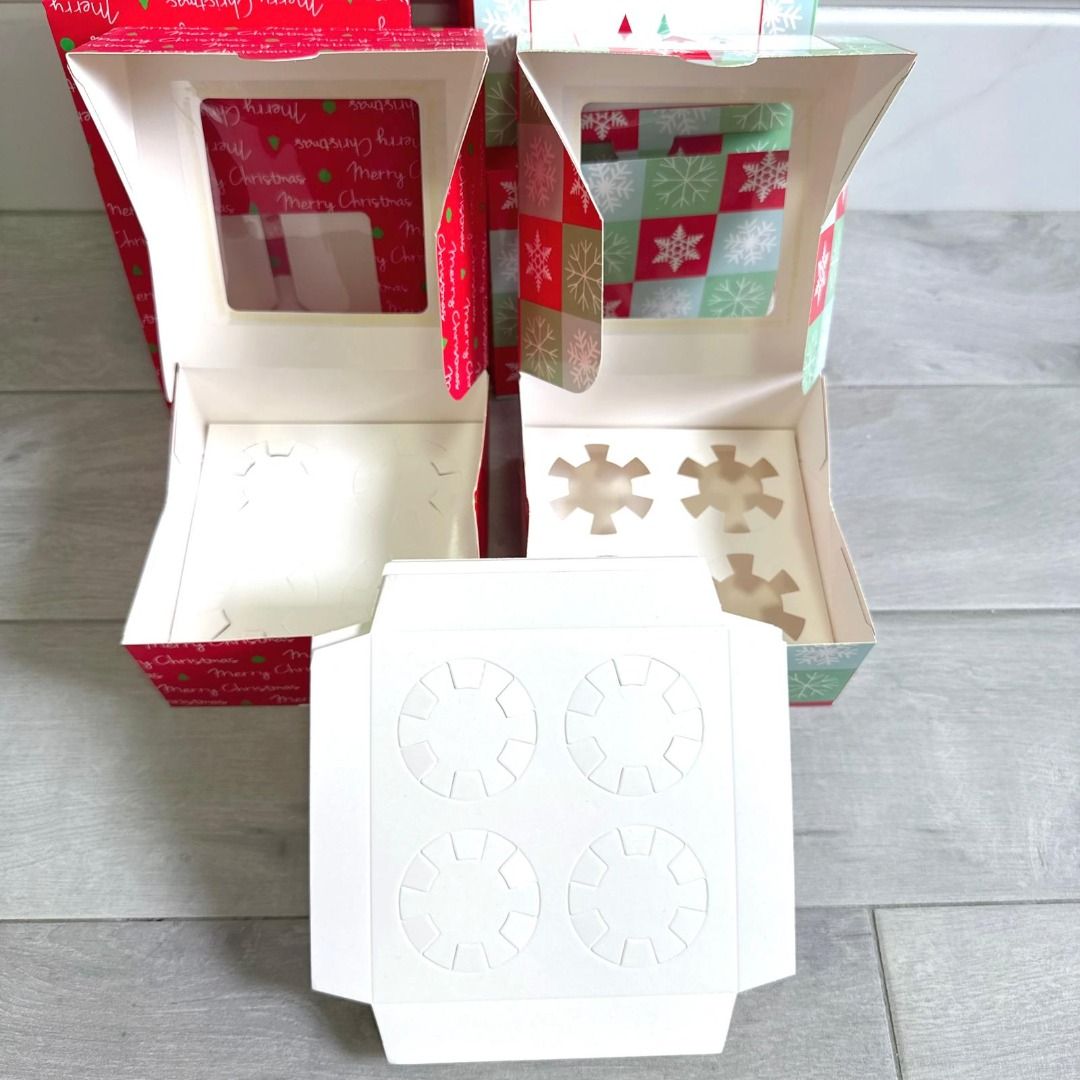 Rectangle | Square | Window Box | Kraft Window Box Packaging | Cupcake ...