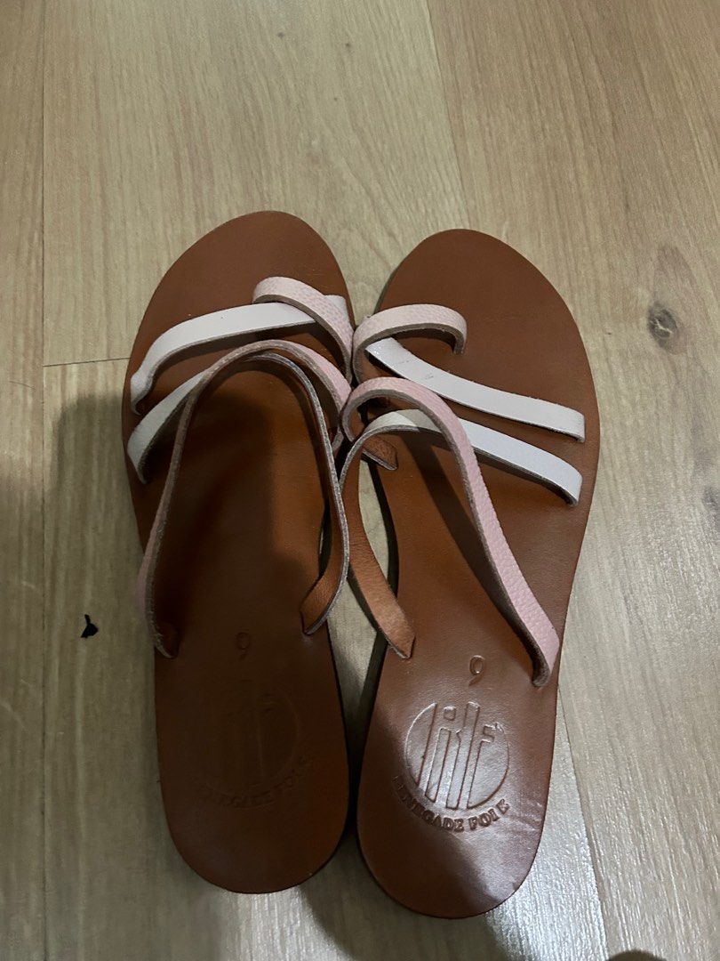 Renegade Folk Blush Pink Sandals (Category: Flats & Sandals) located in Taguig. Submitted by nesafisha (Listing ID 1370477726, Image 1). Description: Super cute strappy sandals Genuine Leather Size 9 .