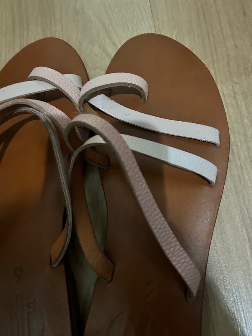 Renegade Folk Blush Pink Sandals (Category: Flats & Sandals) located in Taguig. Submitted by nesafisha (Listing ID 1370477726, Image 2). Description: Super cute strappy sandals Genuine Leather Size 9 .