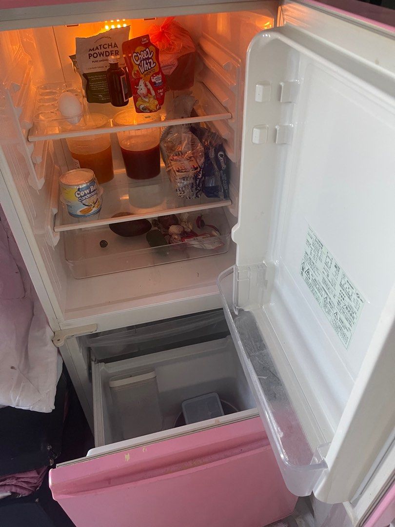 SHARP NO FROST REFRIGERATOR (Category: Refrigerators and Freezers) located in Malabon City. Submitted by cosmicowl.309855 (Listing ID 1370481581, Image 2). Description: Slighly flaws and if you want just repaint it.