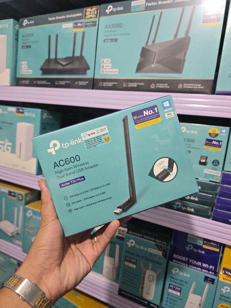 TP LINK ARCHER T2U PLUS WIFI RECEIVER (Category: Networking) located in Taguig. Submitted by tplink.imackdigitals (Listing ID 1370607660, Image 1). Description: .