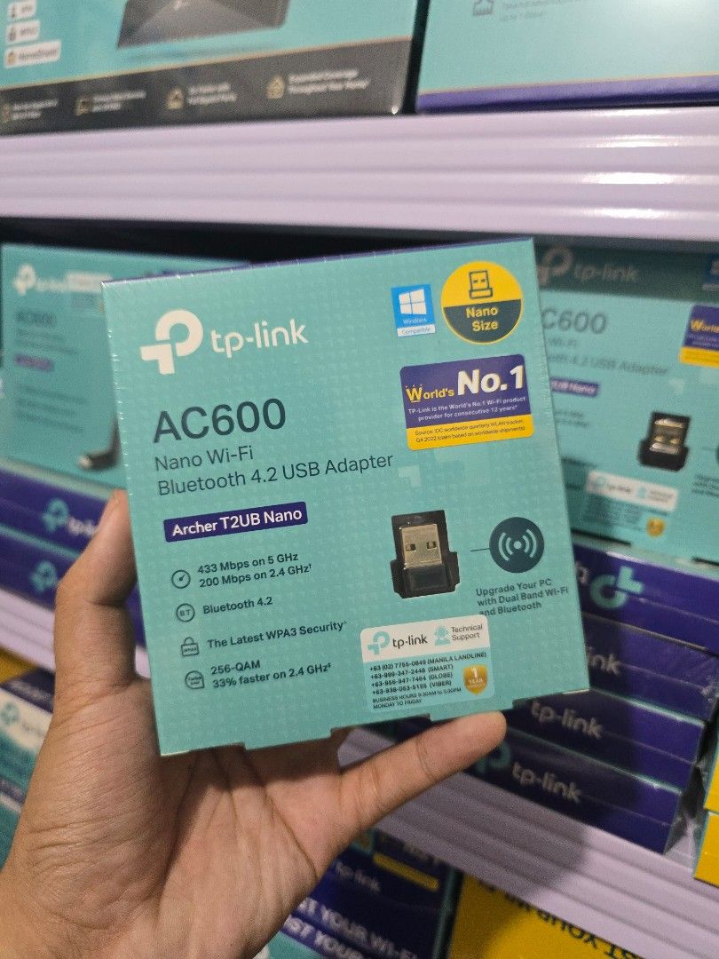 TP LINK ARCHER T2UB NANO WIFI RECEIVER (Category: Networking) located in Taguig. Submitted by tplink.imackdigitals (Listing ID 1370607629, Image 3). Description: 1 YEAR WARRANTY.