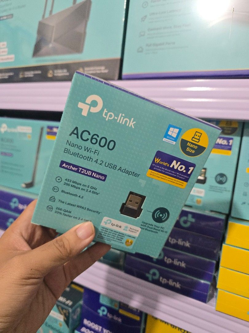 TP LINK ARCHER T2UB NANO WIFI RECEIVER (Category: Networking) located in Taguig. Submitted by tplink.imackdigitals (Listing ID 1370607629, Image 1). Description: 1 YEAR WARRANTY.